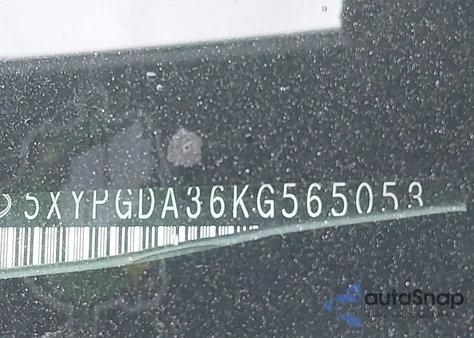 2019 Kia Sorento 2.4L Lx z USA, uszkodzony, nr VIN 5XYPGDA36KG565053